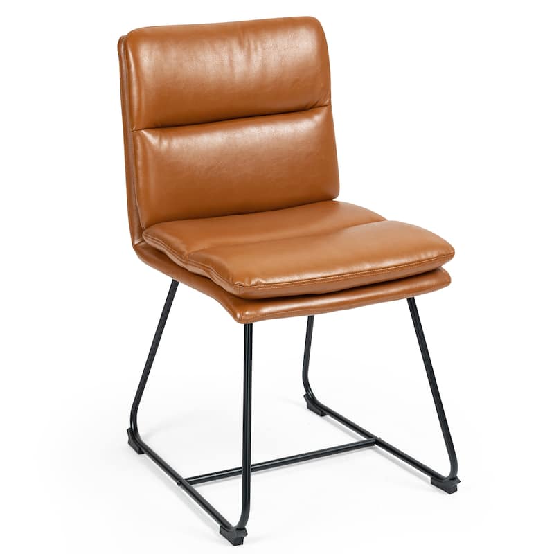 Aulani Upholstered Metal Frame Dining Chair (Set of 2)