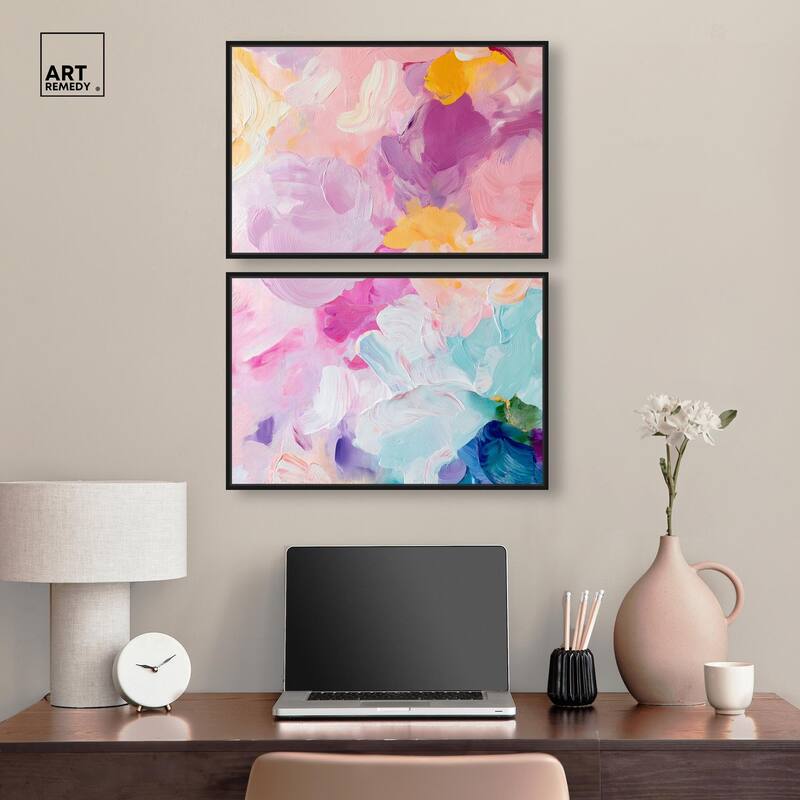 Misty Layers Canvas Set of 2 by Art Remedy