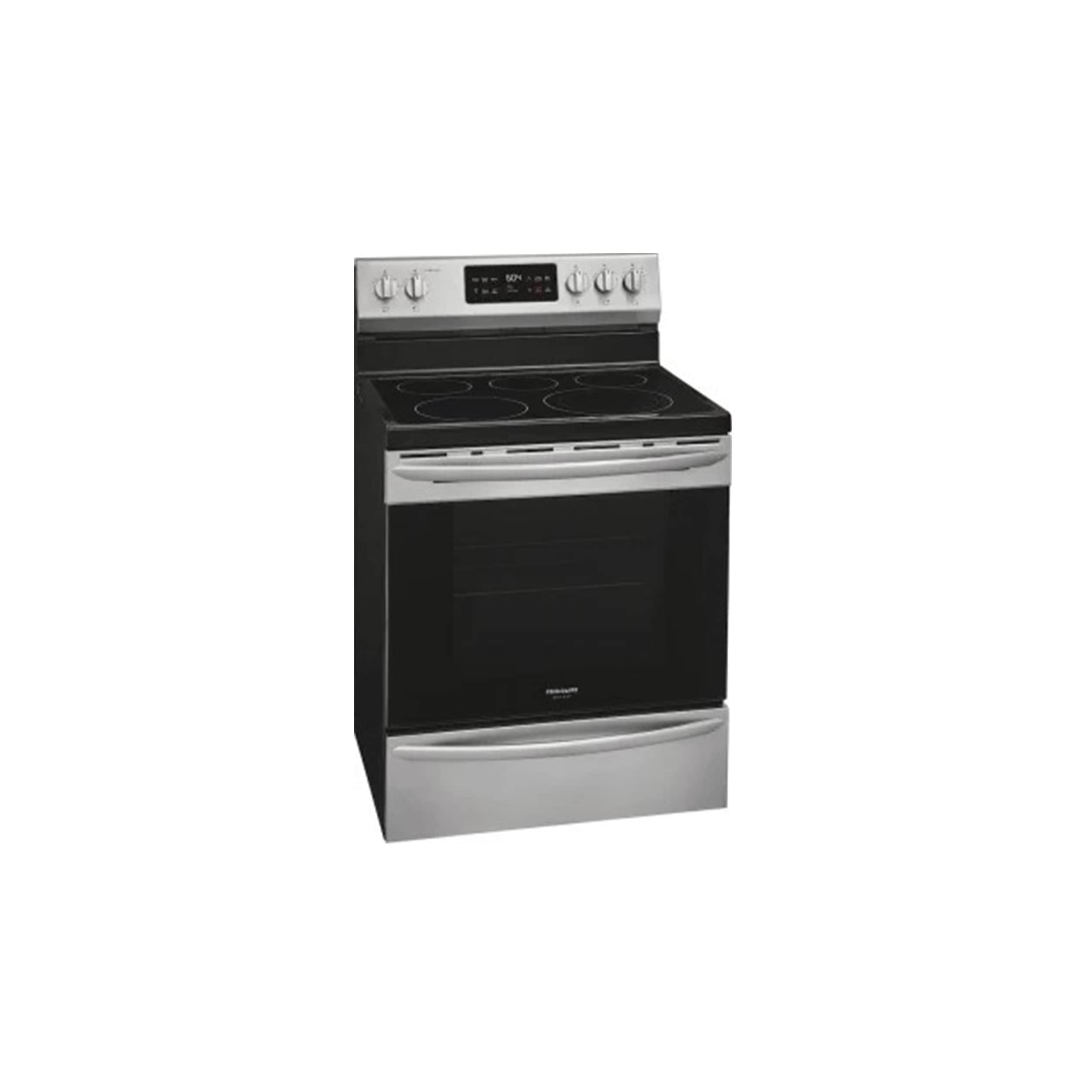 Frigidaire 30 inch Freestand inchg Electric Range with Steam Clean