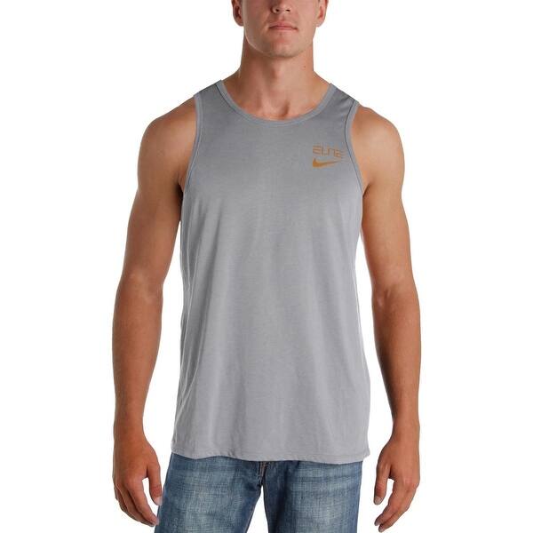 Shop Nike Mens Elite Tank Top Basketball Fitness L Overstock
