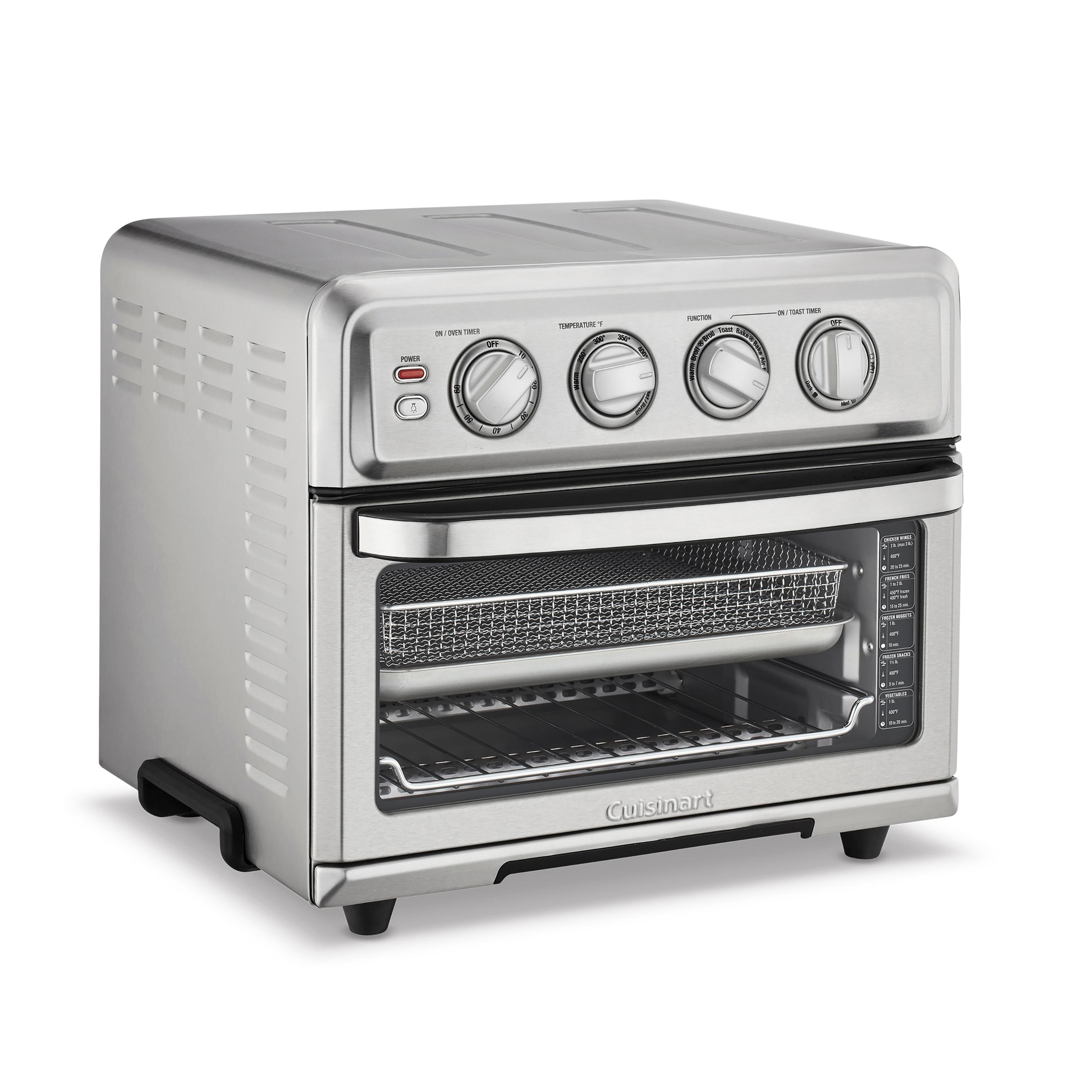 Costway 21.5 qt. Silver Air Fryer Toaster Oven 1800-Watt