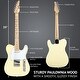 preview thumbnail 13 of 11, LyxPro 39 Inch Telecaster Solid Electric Guitar, Paulownia Body