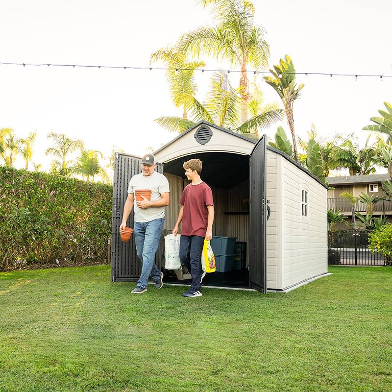 Lifetime 8 FT. x 12.5 FT. Outdoor Storage Shed