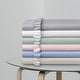 preview thumbnail 10 of 8, Home Essential Luxurious Silky Ruffle Hem Microfiber Bedding Sheet Set