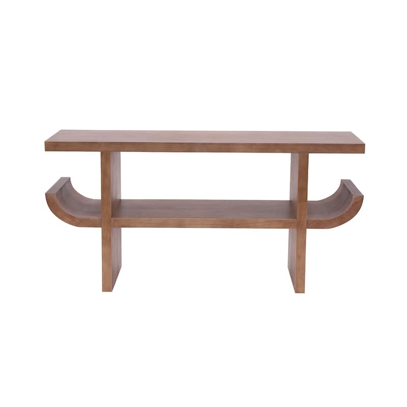 Christopher Knight Home - Modern Wood Console Table with Open Shelf