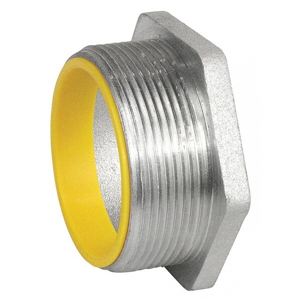 1 Pc, 3 in. Rigid Chase Nipple, Insulated, Die Cast Zinc