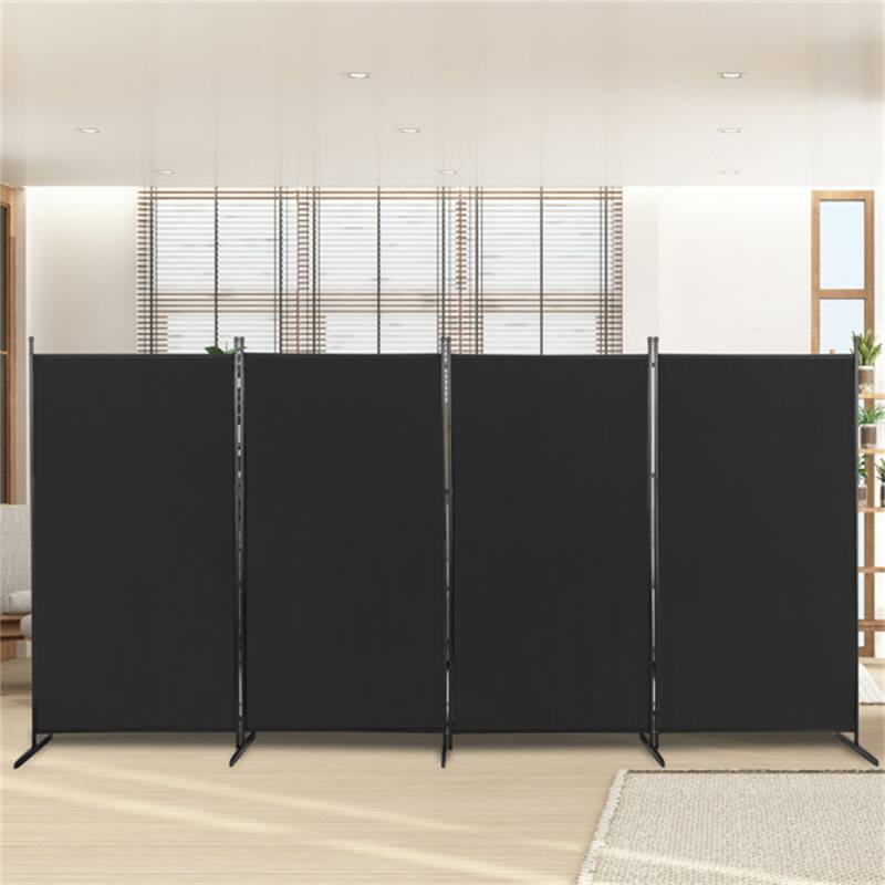 6FT Polyester Fabric Plastic Foldable Screen