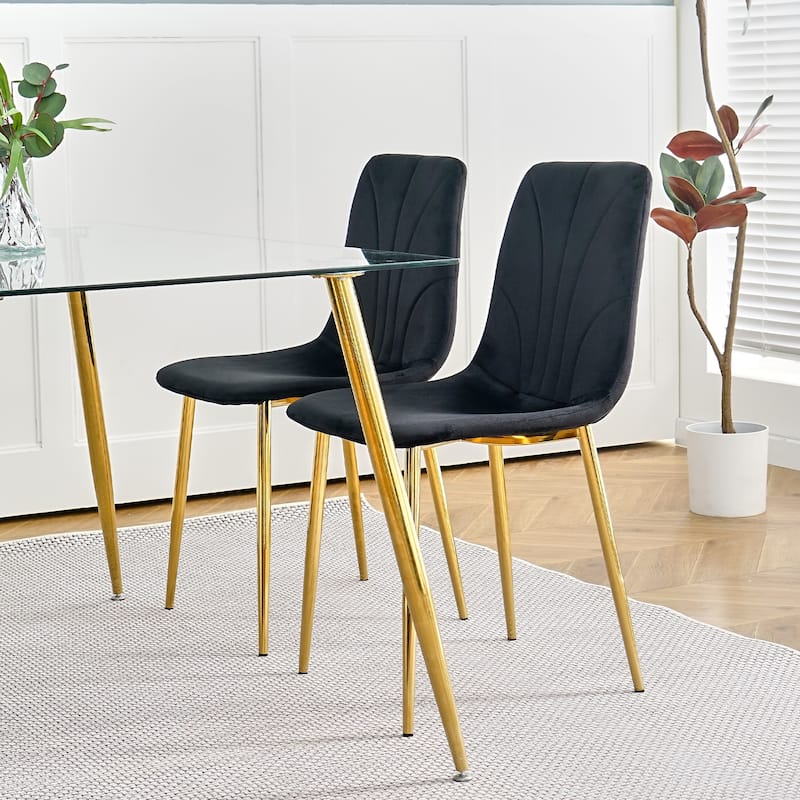 Dining Chairs Set of 4, Kitchen Pink Cushion Seats Living Room Side Chairs, Weddings Reception Chairs, Nail Chairs Women