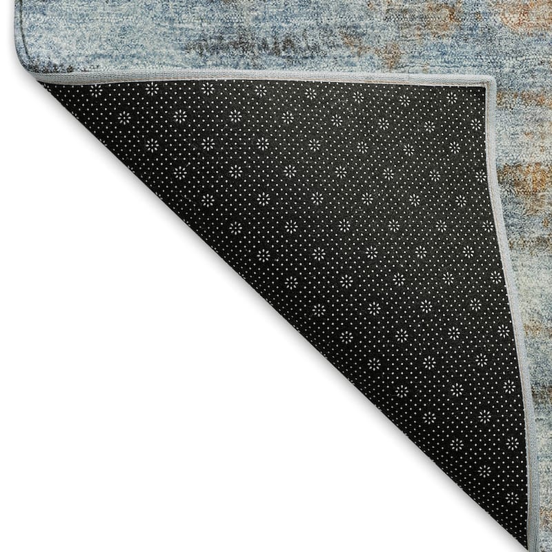 Machine Washable Indoor/ Outdoor Contemporary Ombre Chantille Rug