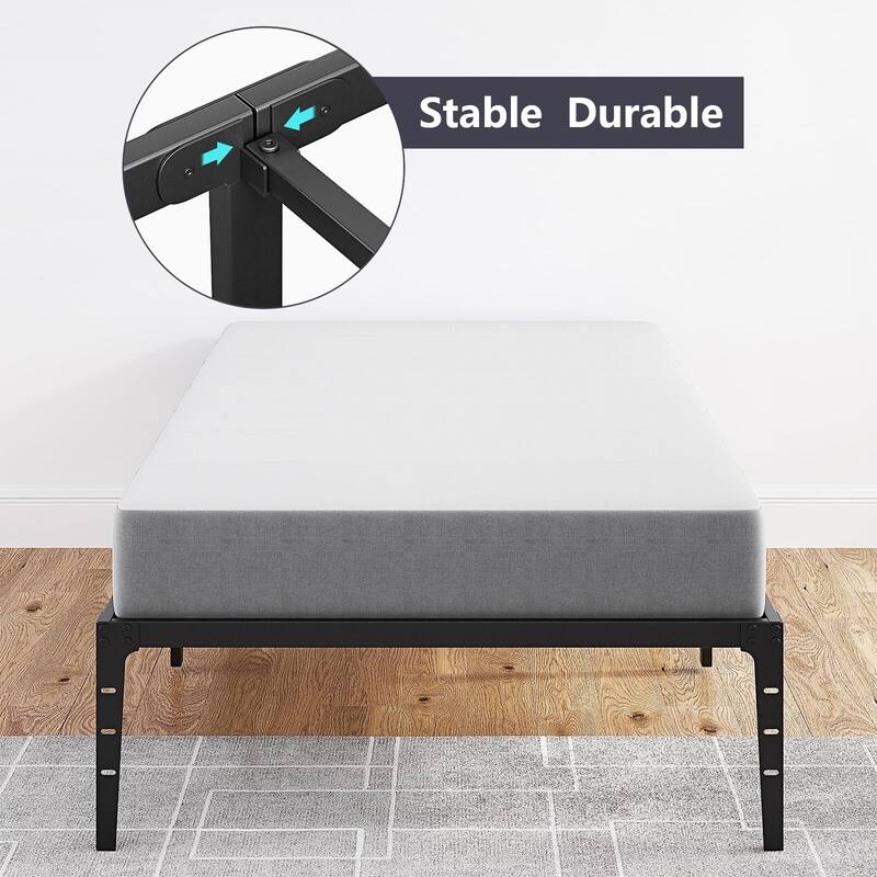 Metal Bed Frame, Low Platform Bed Frames