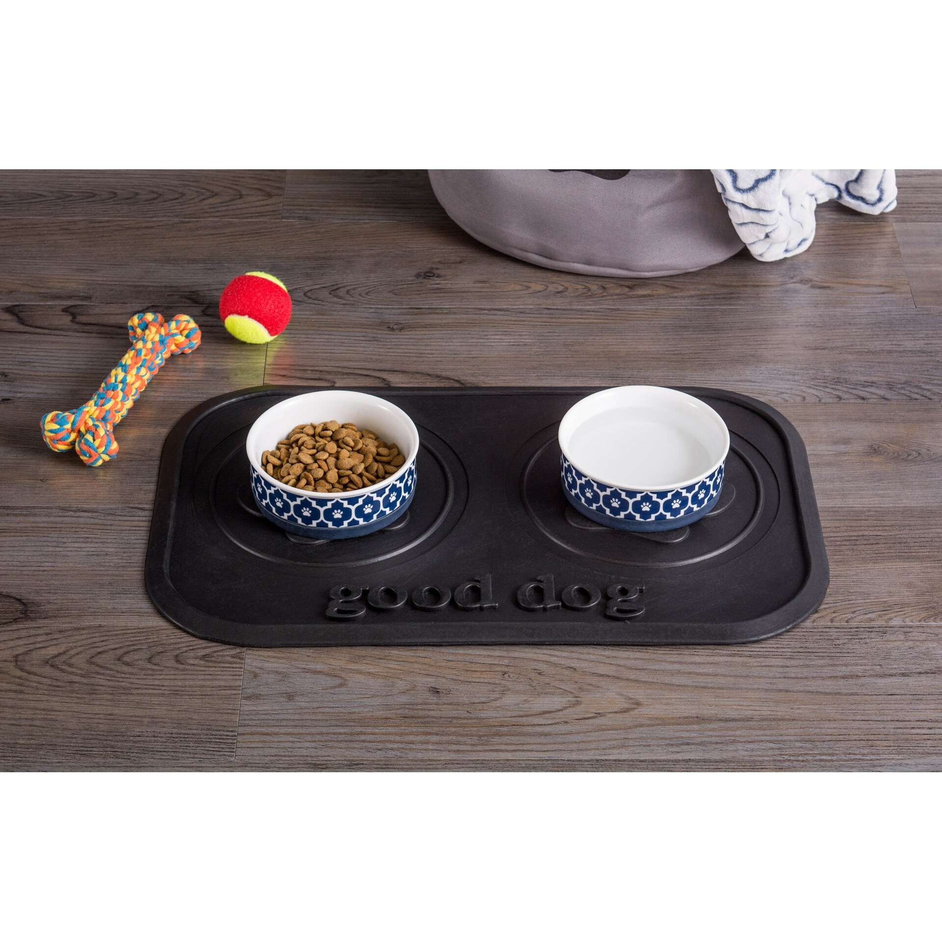 rubber dog food mat