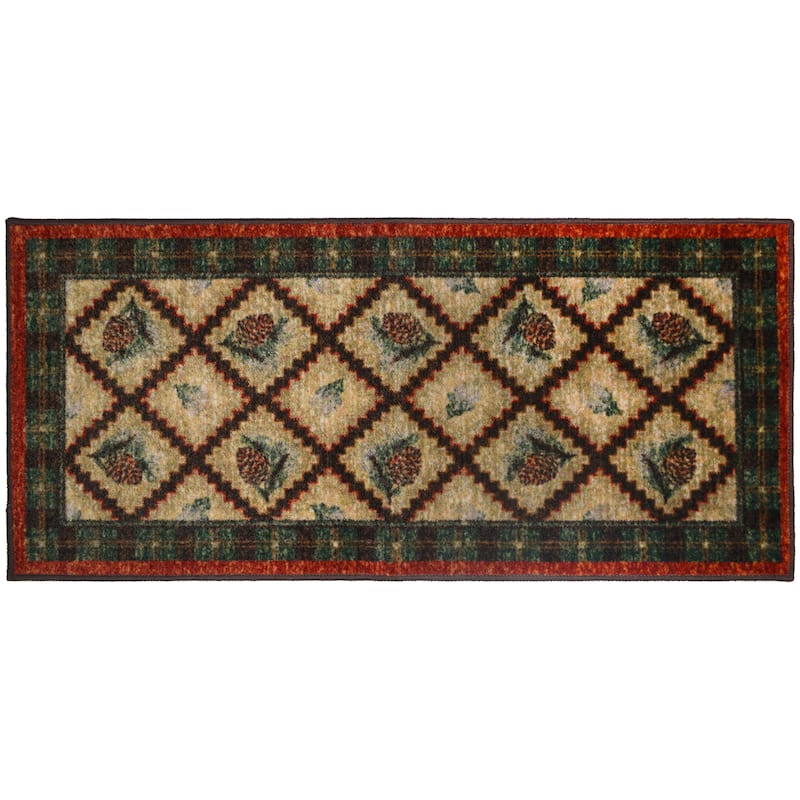 Cozy Cabin Pleasant Pine Accent Rug - 24"x60" Rectangle - Multi