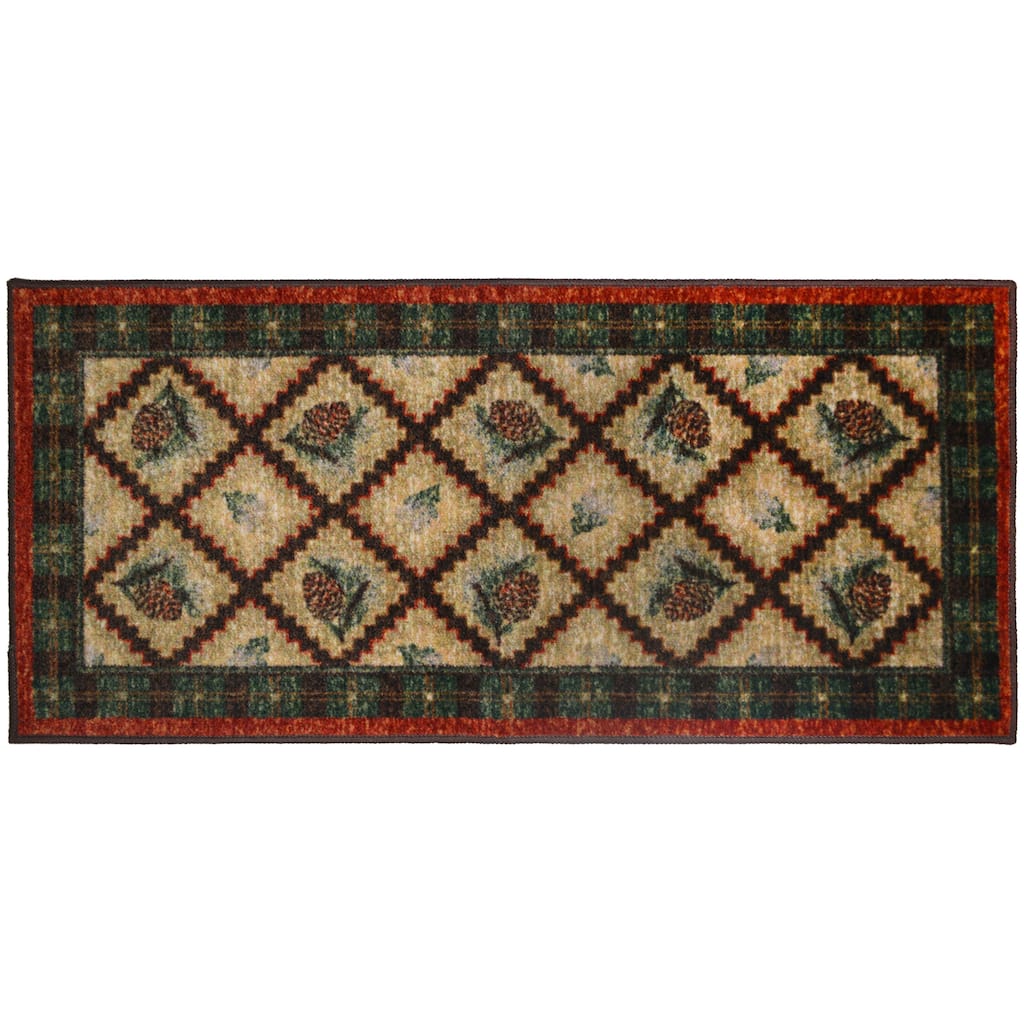 Cozy Cabin Pleasant Pine Accent Rug