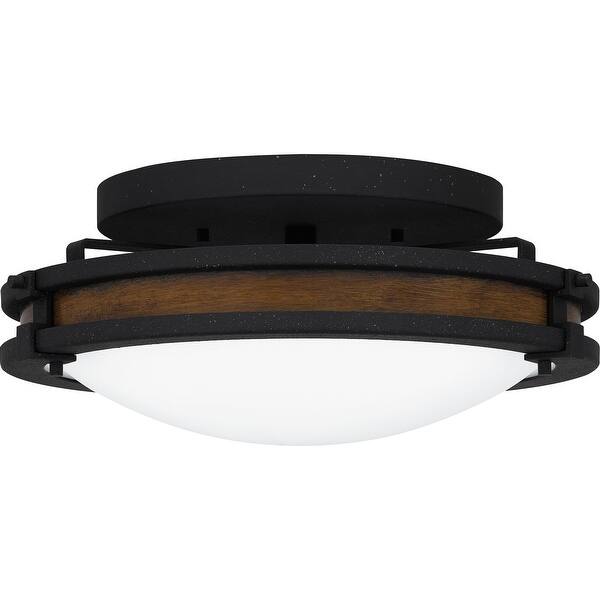 slide 2 of 7, Quoizel Flush Mount 3-Light