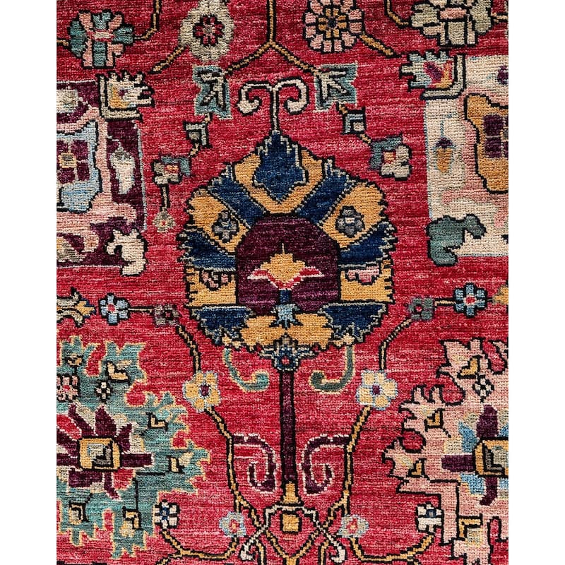 Serapi One-of-a-Kind Hand-Knotted Area Rug - Pink, 9' 0" x 11' 10" - 9' 0" x 11' 10"