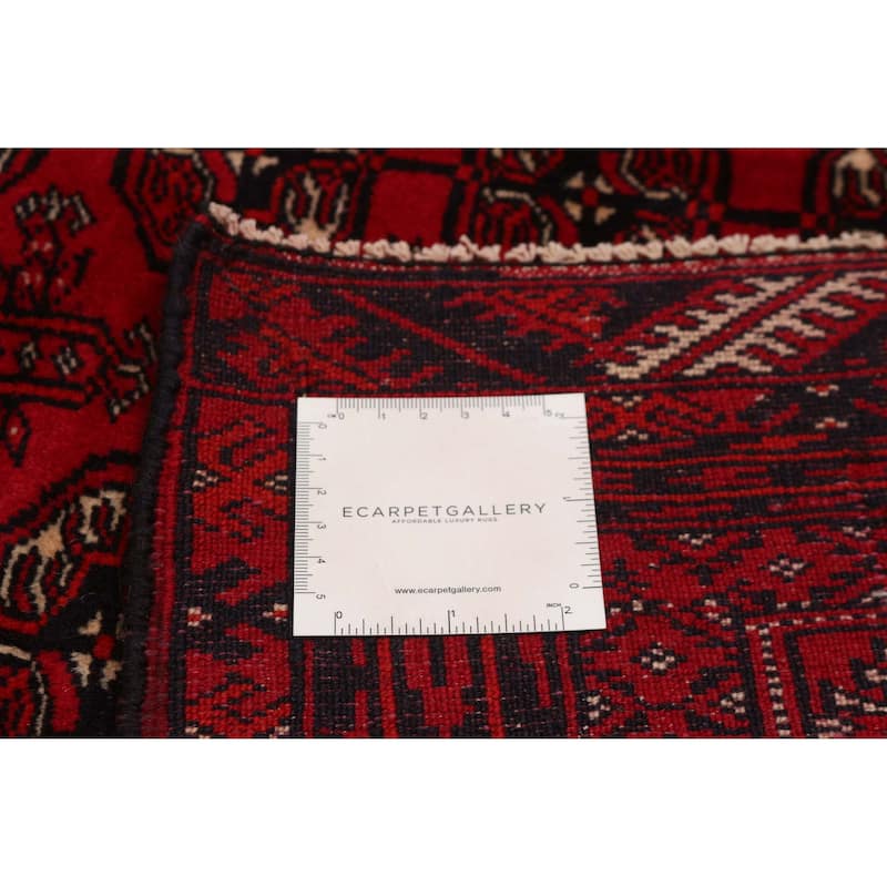 Teimani Red Rug 3'10" x 5'5" - 3'10 x 5'5