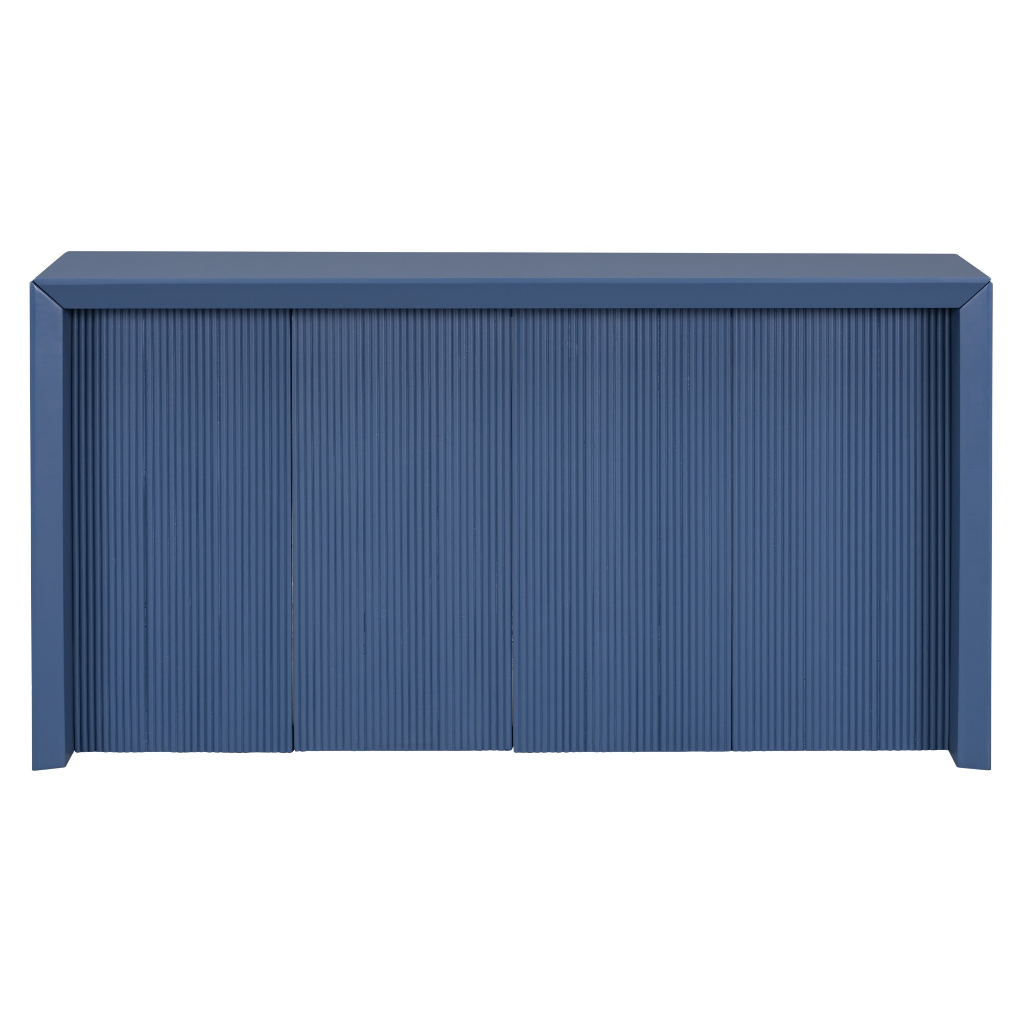 59.7" Acacia Wood Entryway Table with Minimalist Design