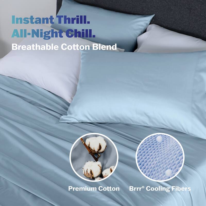 Martex Brrr Solid Sheet Set