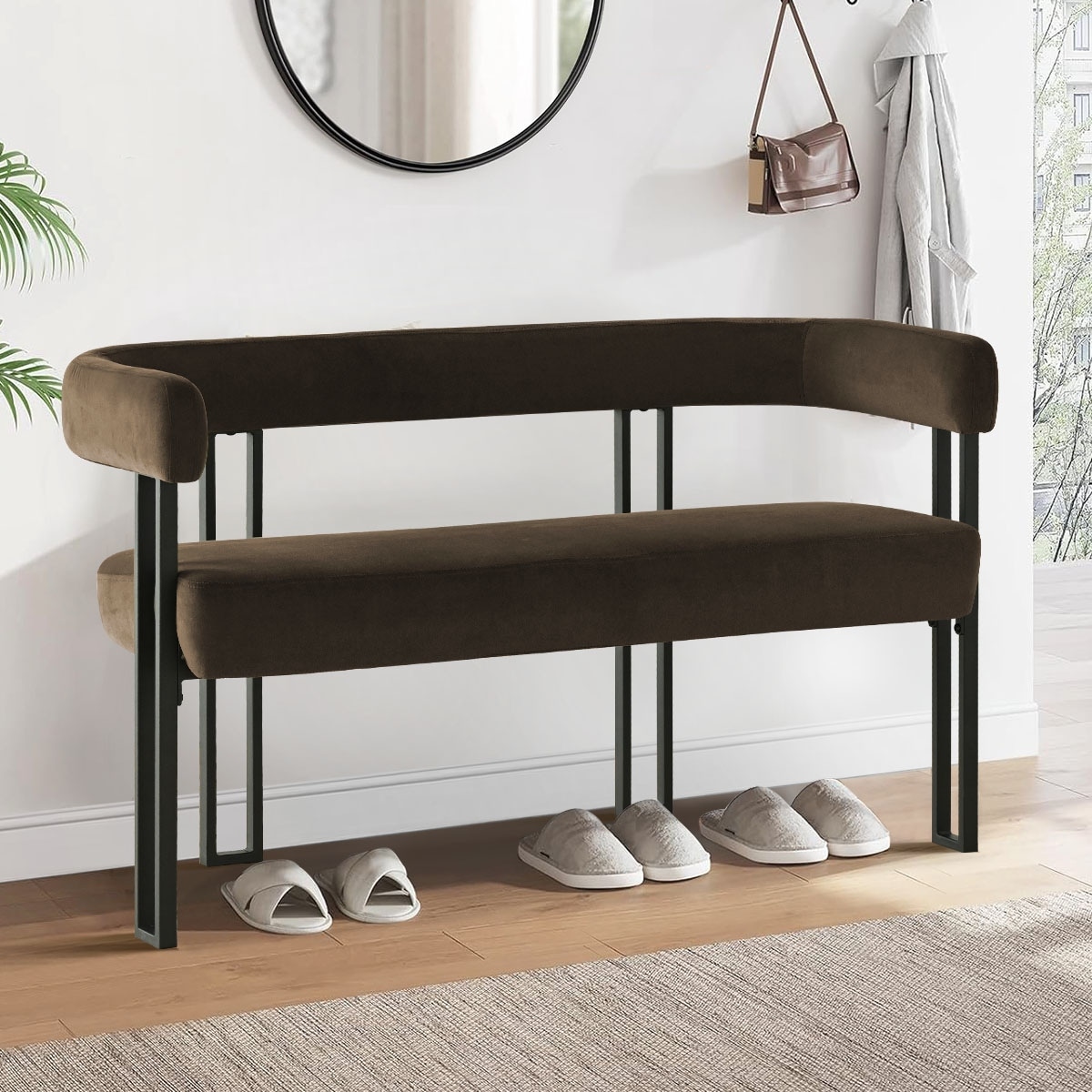 48.5" Modern Upholstered Bench