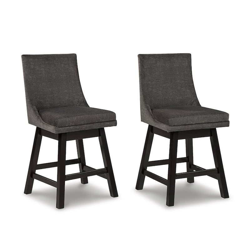 Tallenger Upholstered Swivel Stool (Set of 2)