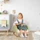preview thumbnail 8 of 9, Kids Sofa, Rocking Toddler Sofa Chair with Solid Wooden Frame, Faux Lamb Fleece Fabric, Kids Arm Chair for Ages 18-36 months