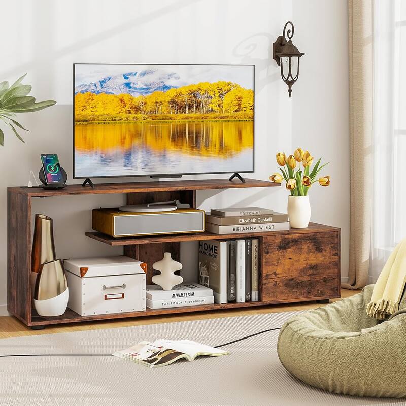 Modern TV Stand Entertainment Center Media Console Table