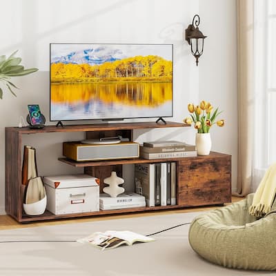 Modern TV Stand Entertainment Center Media Console Table