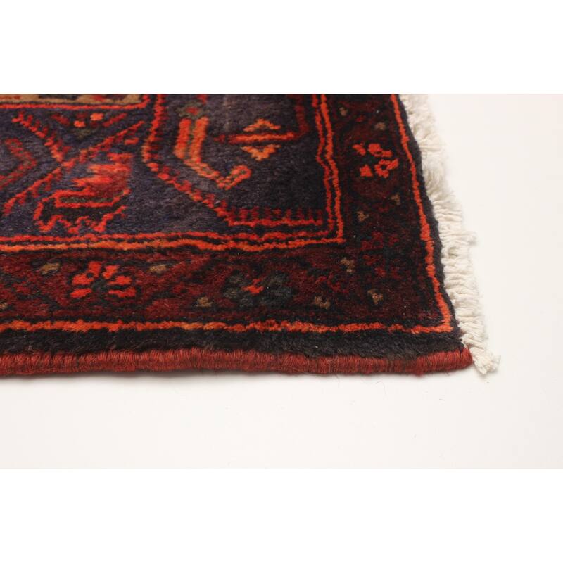 ECARPETGALLERY Hand-knotted Andelz Red Wool Rug - 4'9 x 7'0