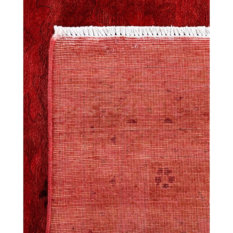 Contemporary Overdyed Wool Hand Knotted Area Rug - 9' 2" x 11' 10"