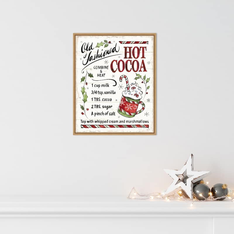 Christmas Treats VII by Anne Tavoletti Framed Canvas Wall Art