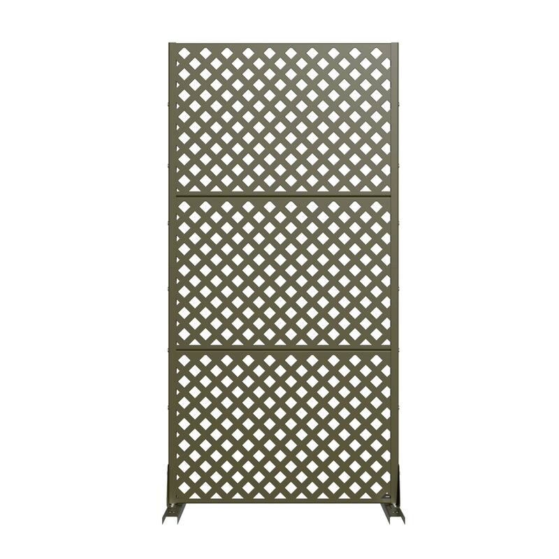 Outdoor Rectangle Privacy Screens Metal Screen Fence Panel