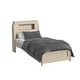 preview thumbnail 3 of 12, Darby Complete Platform Bed Twin - Desert Finish