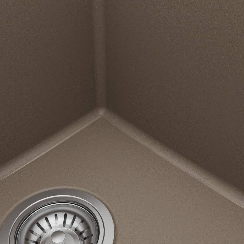 Karran 32" Undermount Double Equal Bowl Quartz Kitchen Sink Kit - 32" x 19.5" x 9"