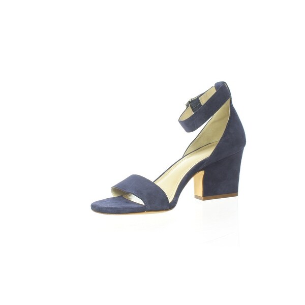 navy heels size 6