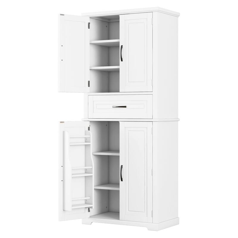 Christopher Knight Home - Whitmore Tall Bathroom Storage Cabinet with Adjustable Shelves and Multi-Functional Design