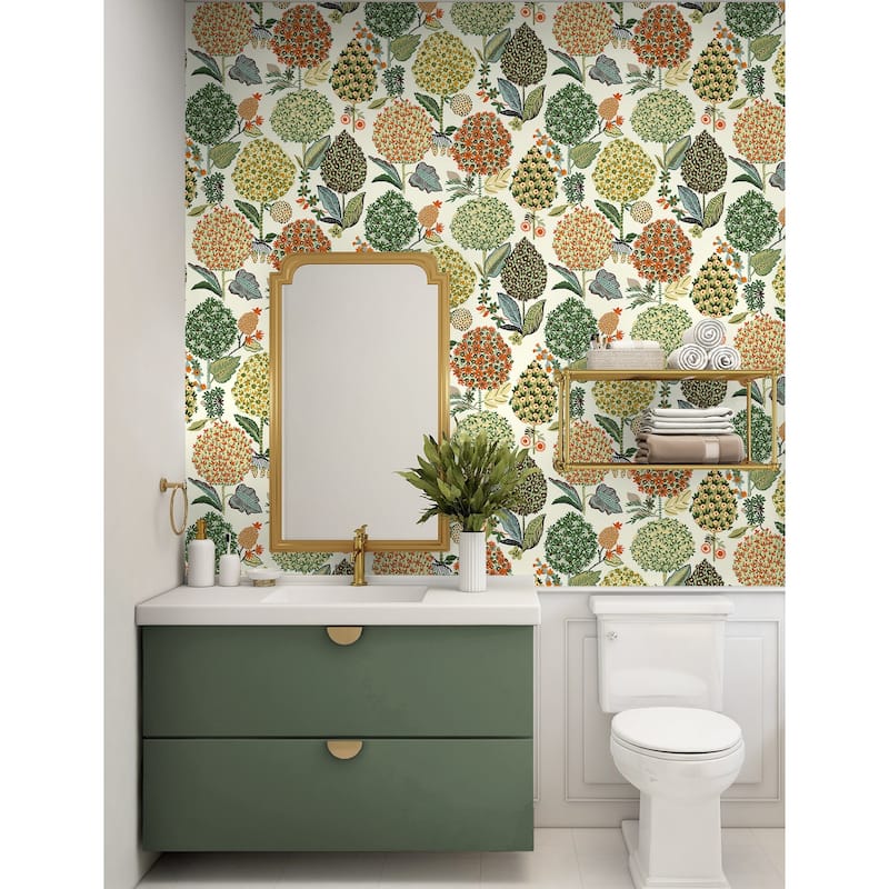 NextWall Blooming Bulbs Peel and Stick Wallpaper
