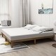 preview thumbnail 3 of 16, King Size Solid Wood Platform Bed