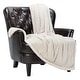 preview thumbnail 22 of 39, Chanasya Cable Knit Throw Blanket With Reversible Sherpa
