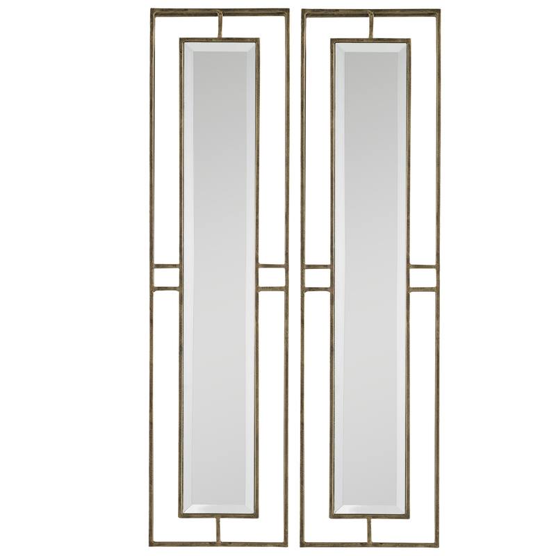 Uttermost 07082 Rutledge 7-3/4" W x 30" H Specialty Metal Framed - Antiqued Gold