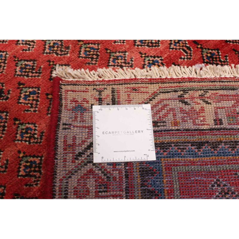 ECARPETGALLERY Hand-knotted Andelz Red Wool Rug - 2'8 x 11'4