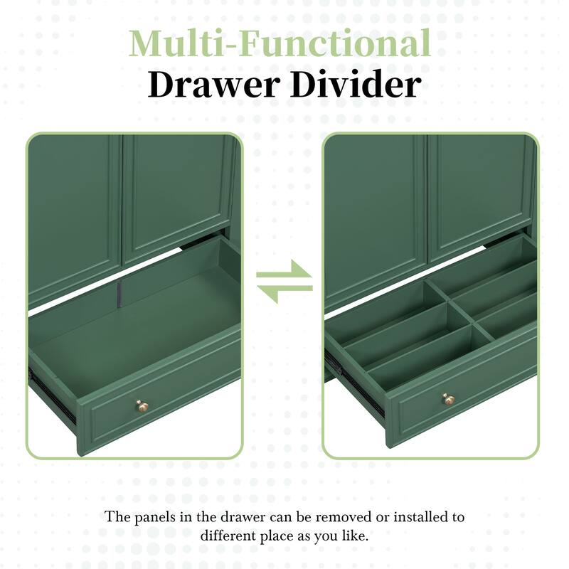 Roomfitters 30" Bathroom Vanity with Sink Combo, Multi-Functional Cabinet with Doors and Drawer, Solid Frame, MDF