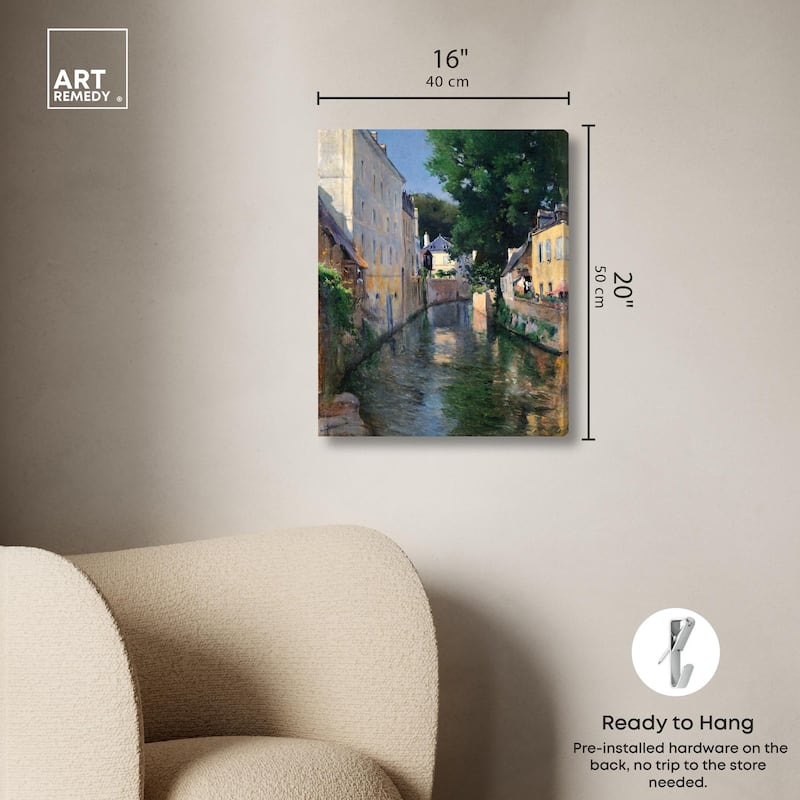 The River Isole Canvas by Art Remedy, Gallery Wrapped