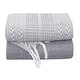 preview thumbnail 1 of 43, Handwoven Luxurious Cotton Sofa Couch Bed Throw Blankets All Season - Set of 2 (50''x60'')