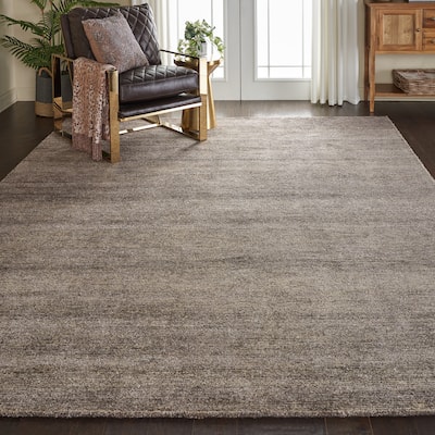 Nourison Weston Textured Contemporary Solid Ombre Area Rug