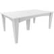 preview thumbnail 16 of 29, Poly Lumber Island Dining Table 44" x 72" - White