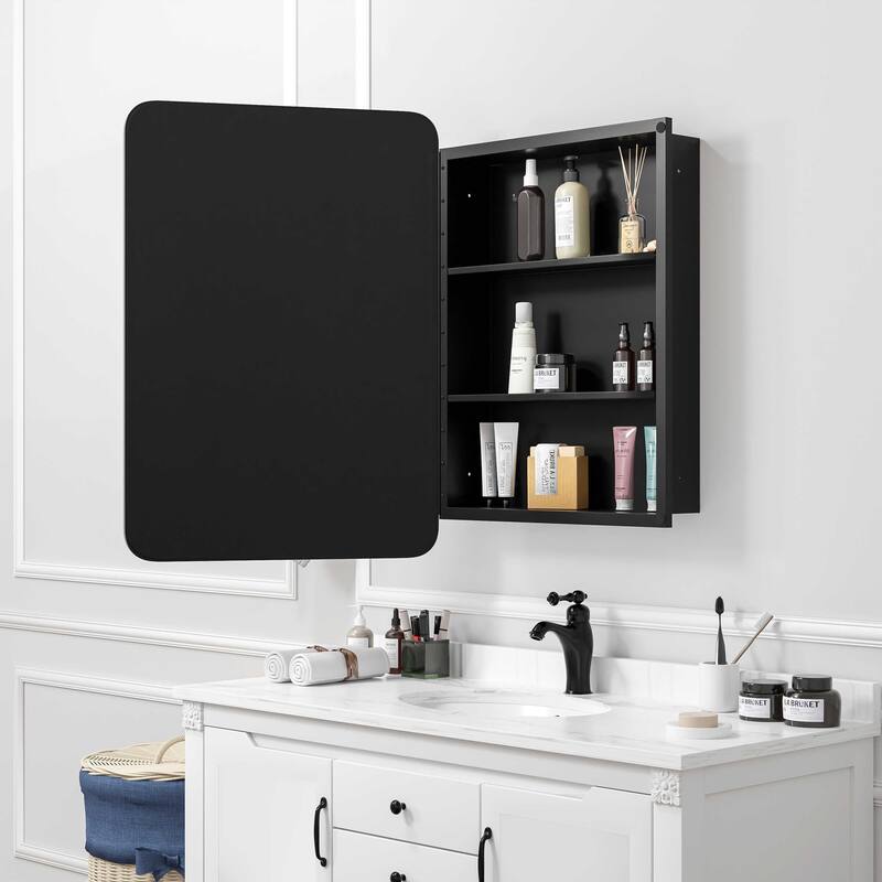 Surface Mount Medicine Cabinet with Mirror