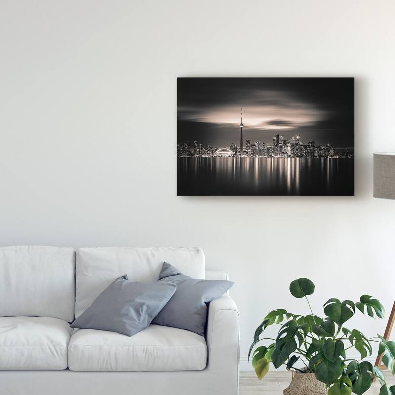 Yoann 'Toronto Cityscape' Canvas Art