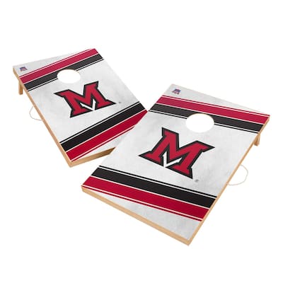 Miami University RedHawks 2x4 Tailgate Cornhole Boards