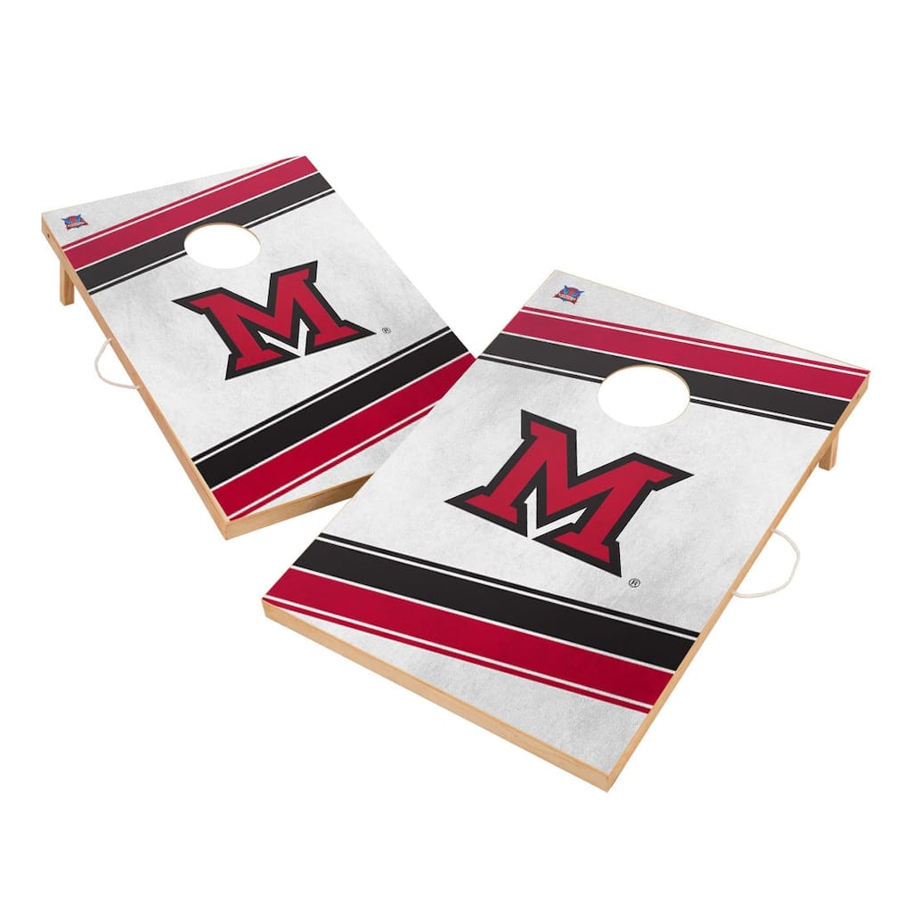 Miami University RedHawks Regulation 2x4 Cornhole Set
