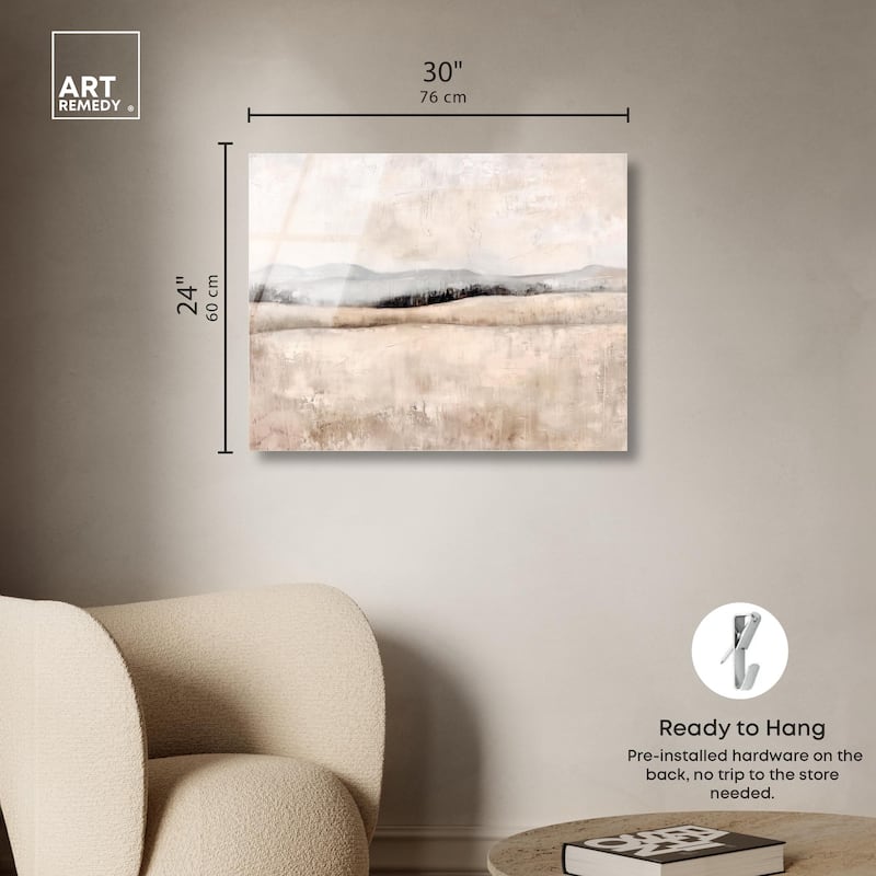 Distant Hills I Acrylic by Art Remedy, Ready to Hang